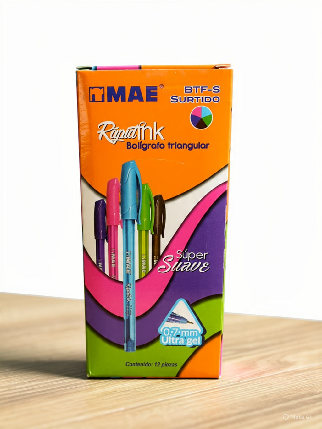 Bolígrafo Mae Super Suave 0.7 Ultra gel  Caja x12