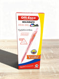 Bolígrafo Offi Esco retráctil Semi Gel 0.7  Ref OE-053F caja x 12