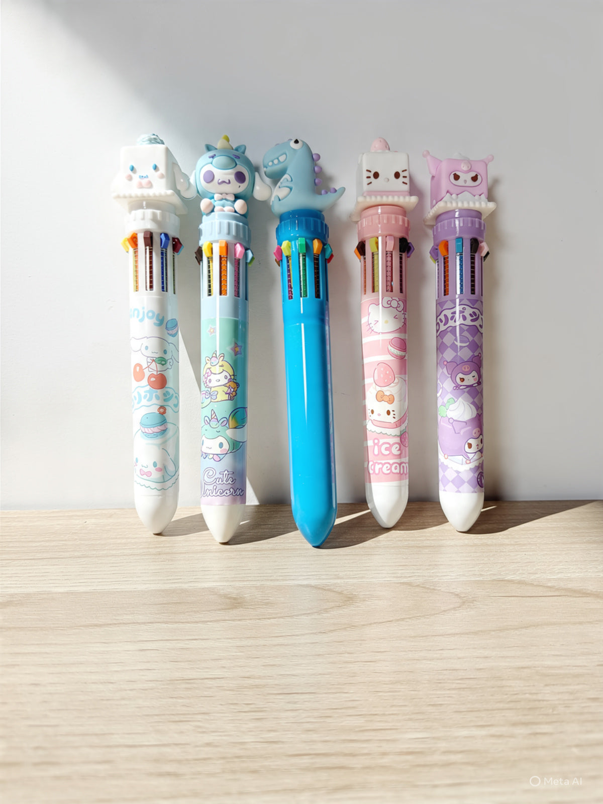 Bolígrafo multi minas x 10 minas de colores