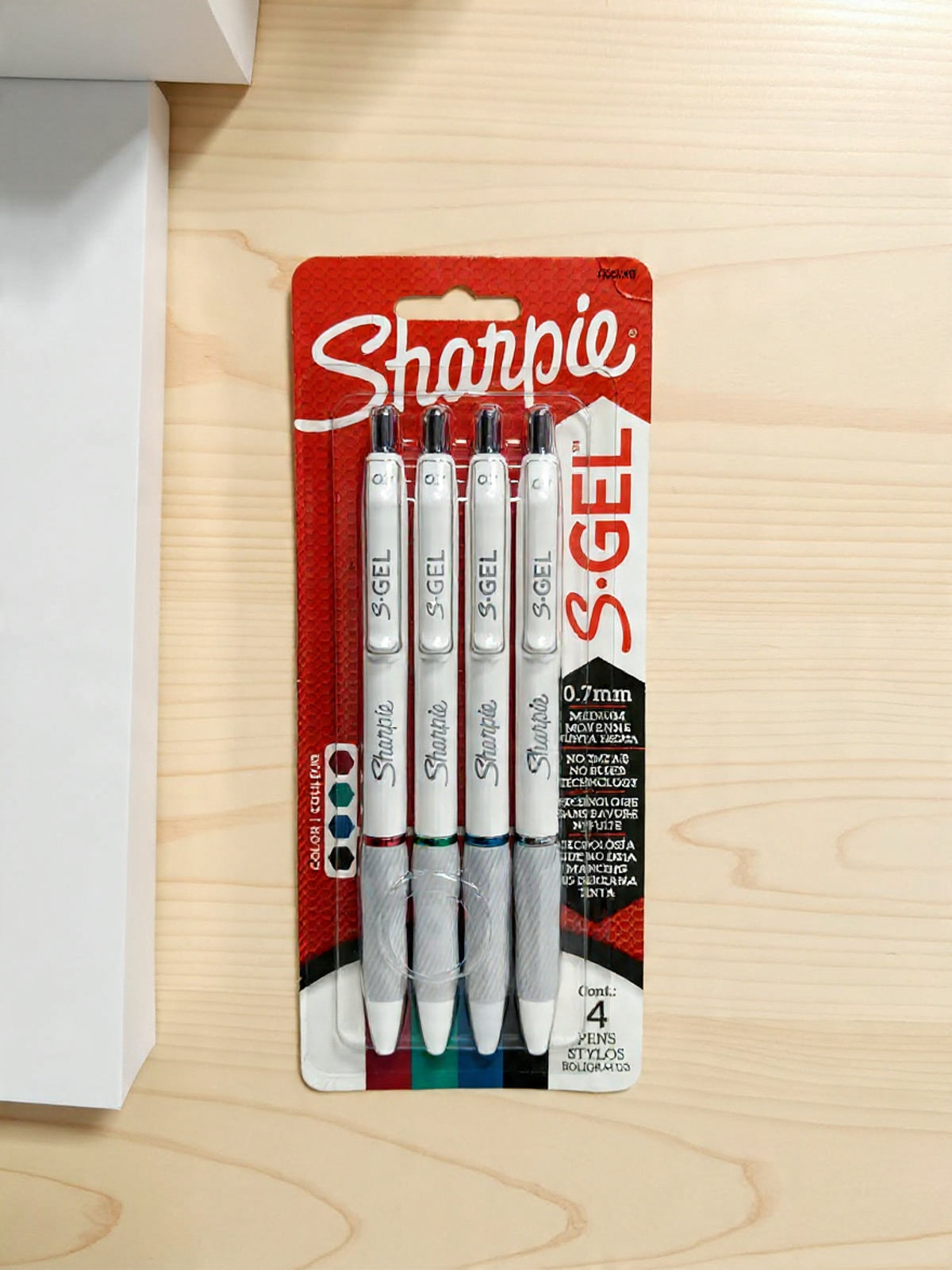 Bolígrafos Sharpie S-gel x4