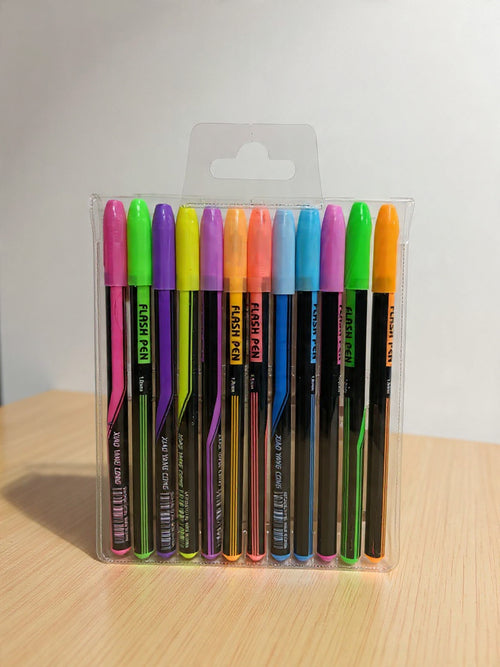 Bolígrafos Xiao Yang Neón gel x10
