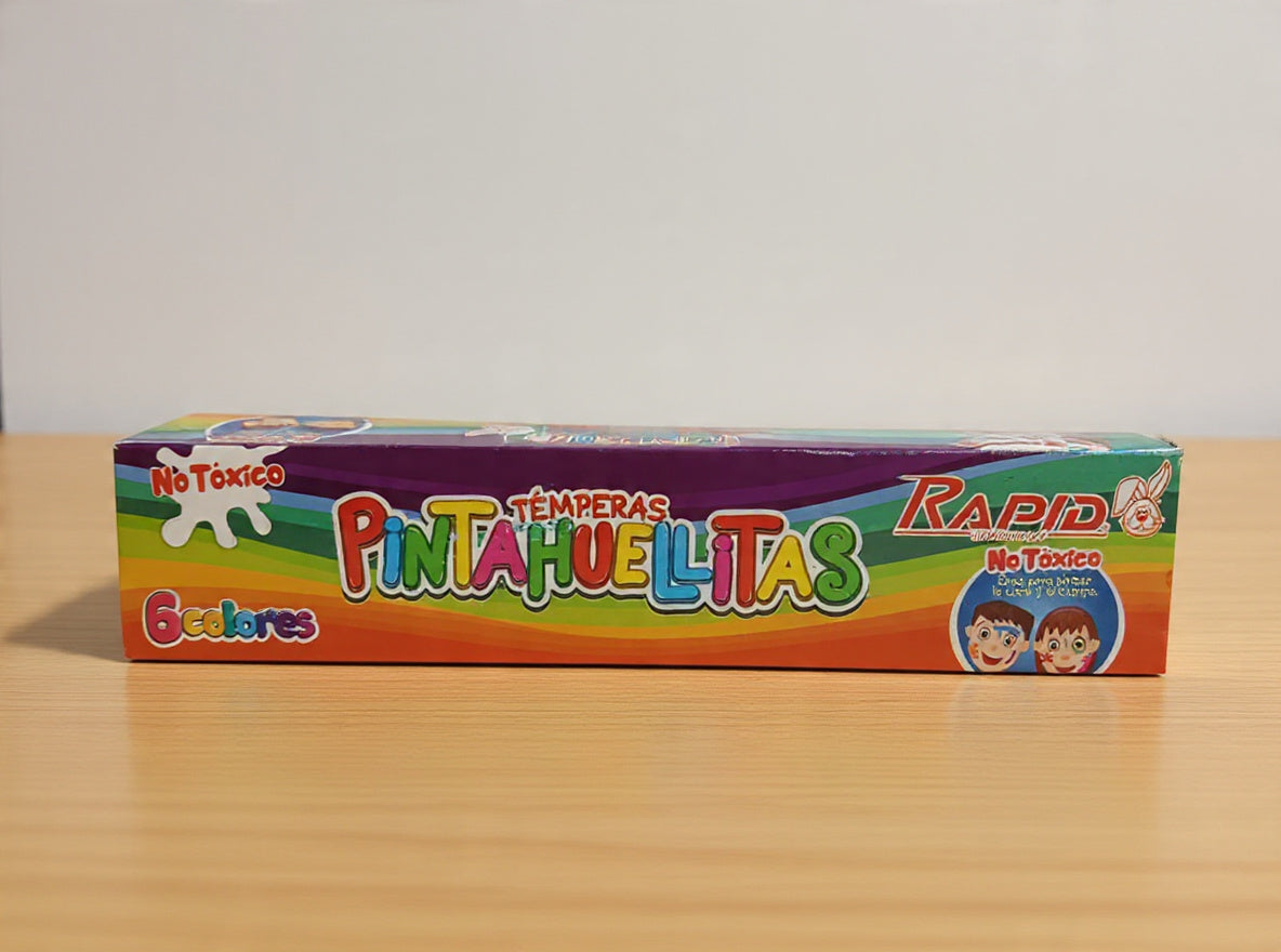 Pinturas Rapid temperas huellitas x6