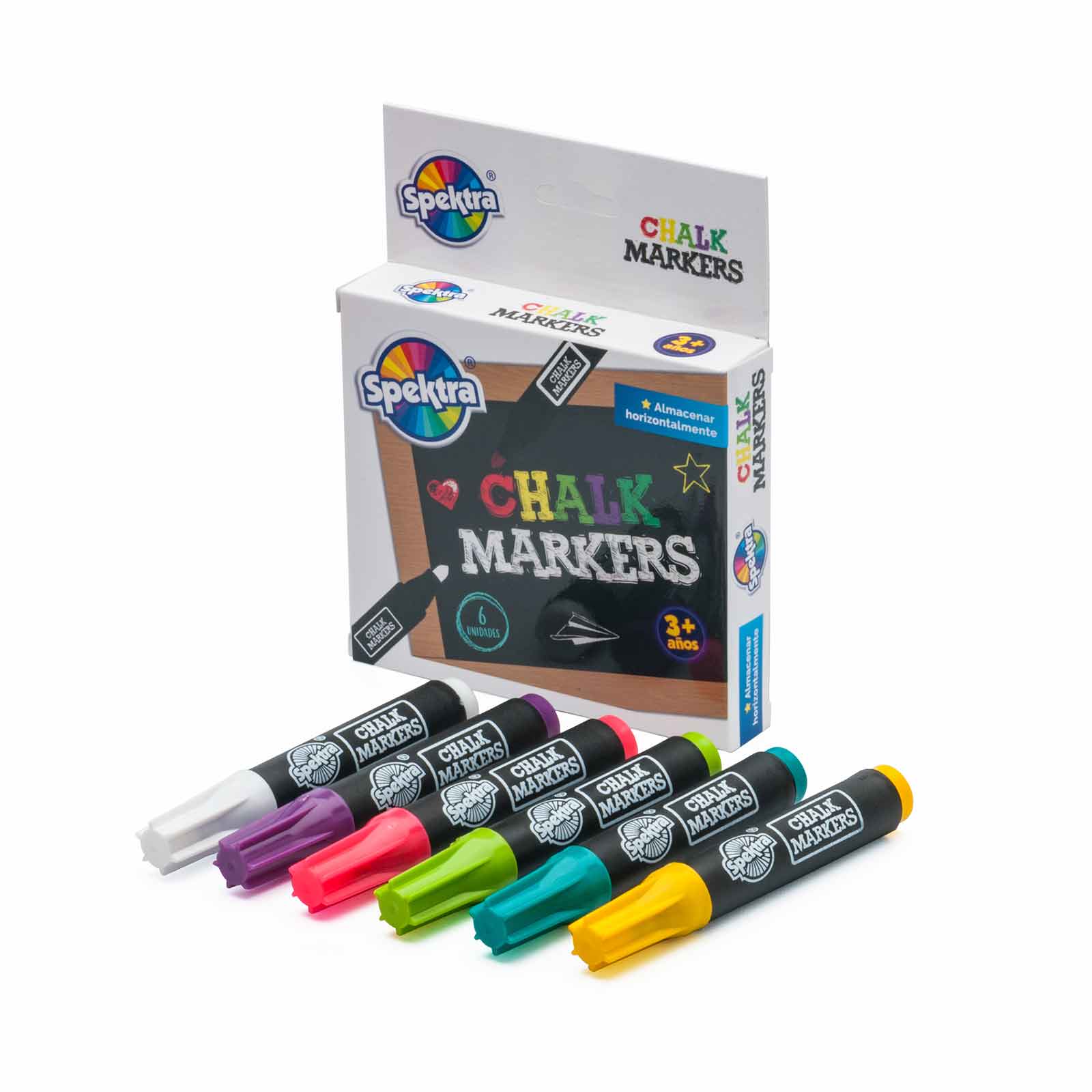 Marcadores Spektra Chalk Markers x6