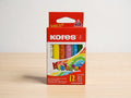 Crayones Kores soft triangulares x12