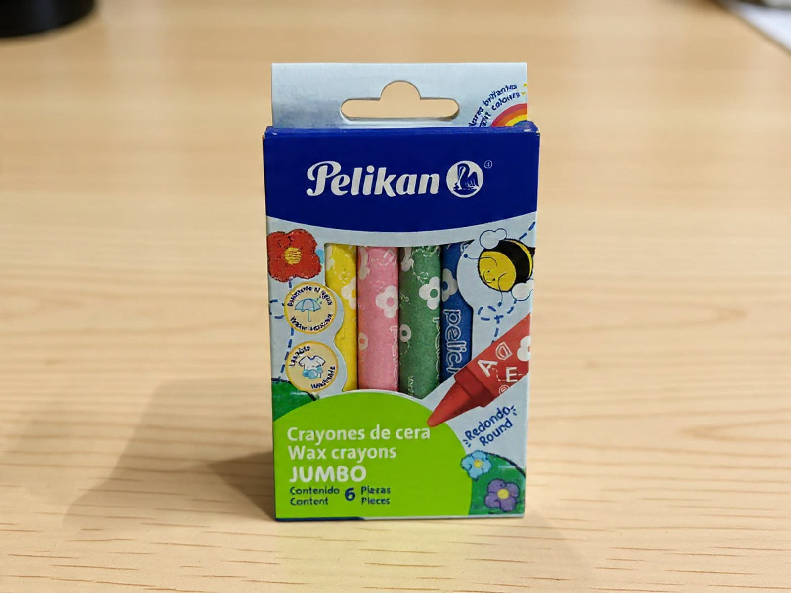 Crayones Pelikan Jumbo x6