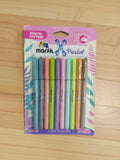 Bolígrafos Marfil tonos pastel x10